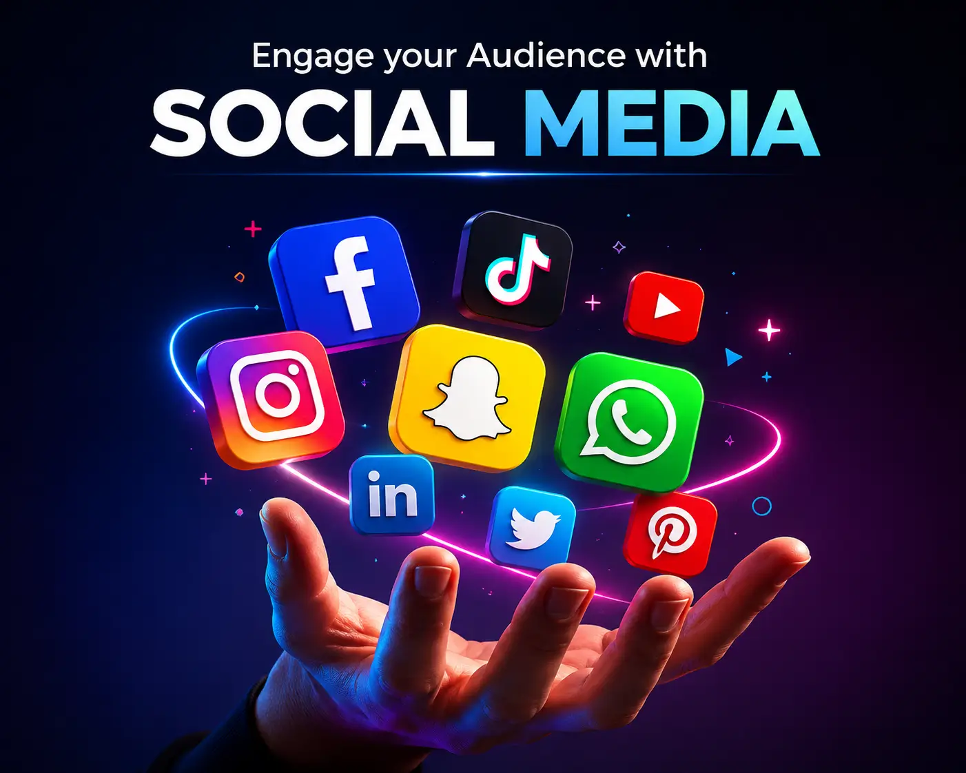 Social media marketing services by Kedar Shrestha for engaging audiences across popular social media platforms